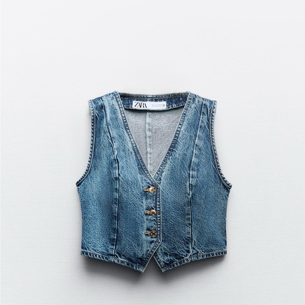 Zara Denim Vest